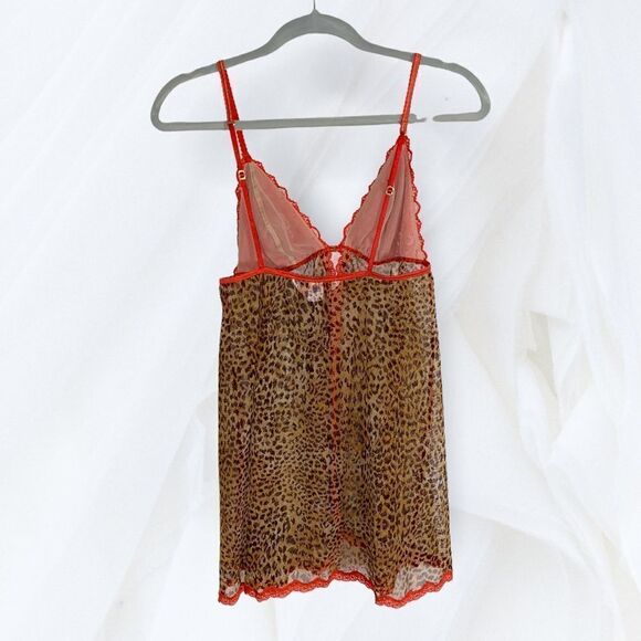 Lace & Leopard Chemise (M) Victoria’s Secret - Picture 3 of 5